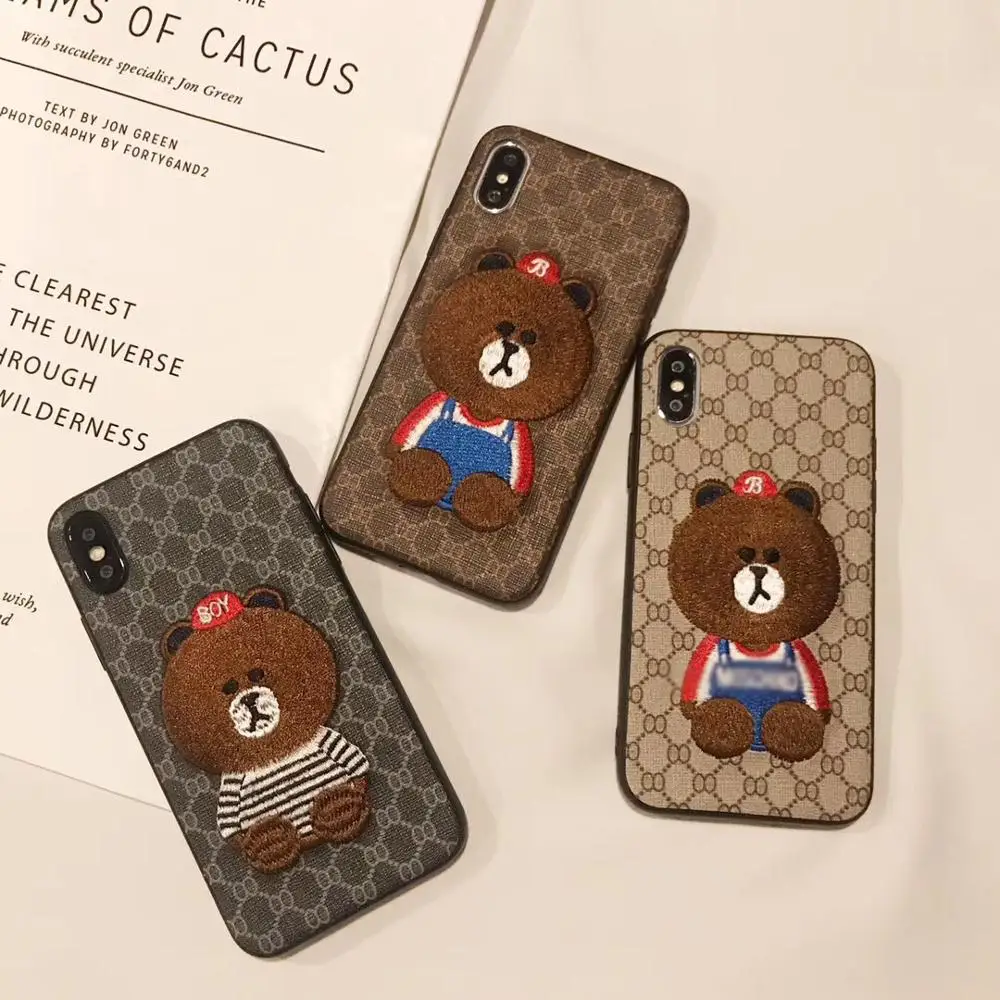 Чехол для телефона moschi Bear iPhone 6 7 8 Plus X 11 Pro XS MAX XR 2019 Модный чехол с мультяшным