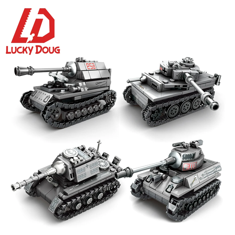 Sembo строительные блоки 957 шт WW2 германия танк Кирпичи армейские военные