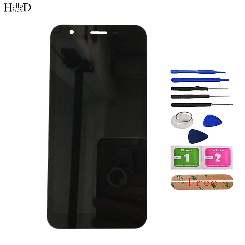 5 7 mobile lcd display for blackview bv5100 bv5100 pro lcd display touch screen digitizer assembly sensor phone parts tools free global shipping