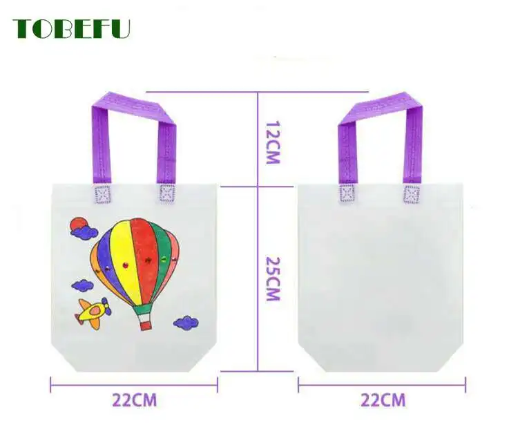 

TOBEFU 10Pcs Antistress Puzzles Educational Toy for Children DIY Eco-Friendly Graffiti Bag Kindergarten Hand Painting Materials