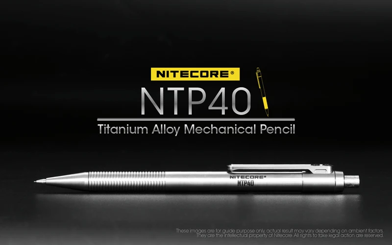 NITECORE NTP40 титановый сплав механический карандаш с лучшим опытом письма