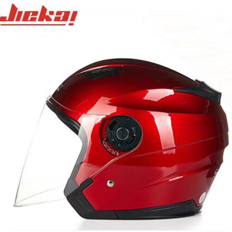 JIEKAI Motorcycle Open Face Helmet capacete para motocicleta cascos with Dual lens Motorbike Scooter Riding | Автомобили и