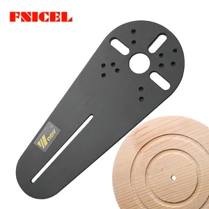 Деревообрабатывающий фрезерный круглый режущий зажим для Bosch Makita электрический ручной триммер деревообрабатывающий фрезерный круглый фрезерный паз инструменты сделай сам