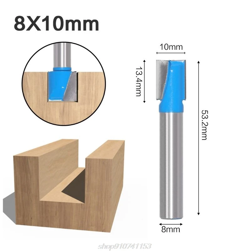 

5pcs/set 8mm Shank Cleaning Bottom Engraving Solid Carbide Router Bit Woodworking Milling Cutter Tool D18 20 Dropshipping