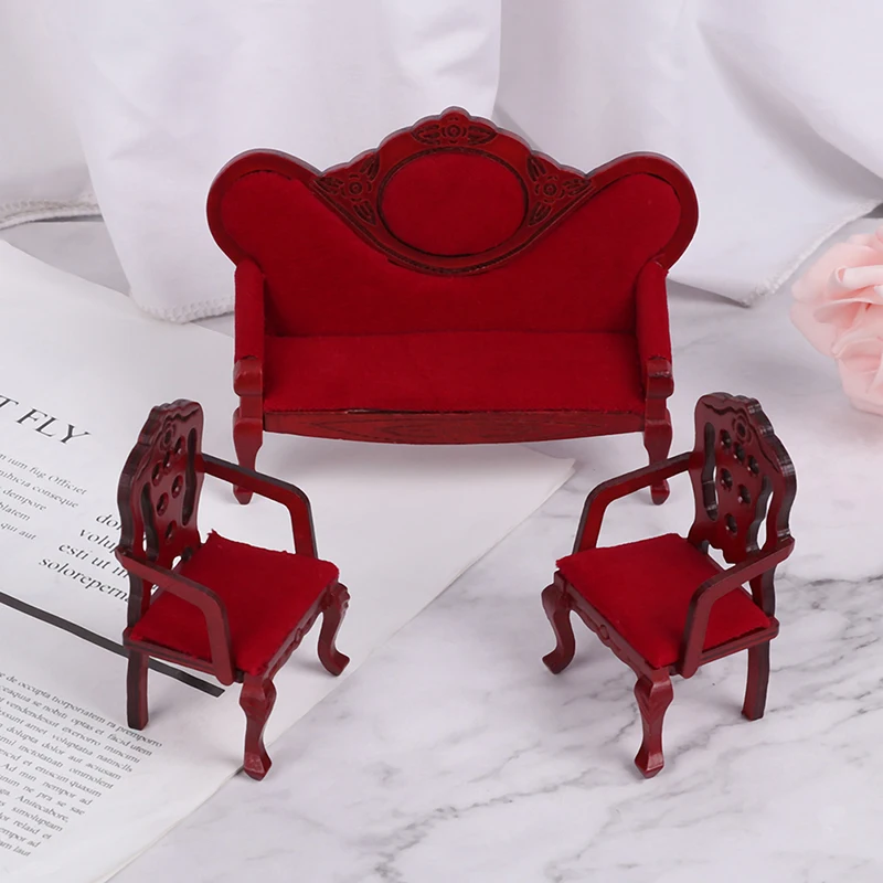 Кукольный домик мебель мини диван набор миниатюрная гостиная дети ролевые игры