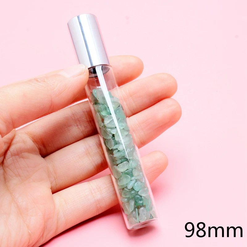 98mm-Green Dongling QilmilyNatural камень Стекло эфирное масло косметика парфюмерия диспенсер 70/98 мм для Для женщин Для мужчин колеса духов дома изысканное украшение производителя "Gift Souvenir" - Окраска металла: 98mm-Green Dongling