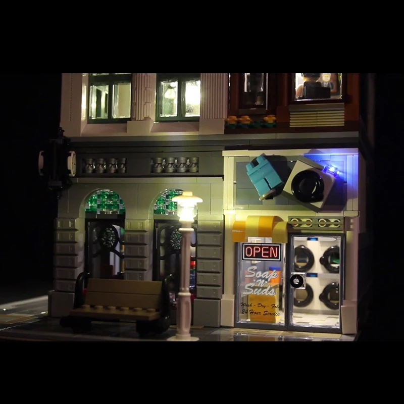 Набор со светодиодной подсветкой для 10251 строительных блоков улица создатель