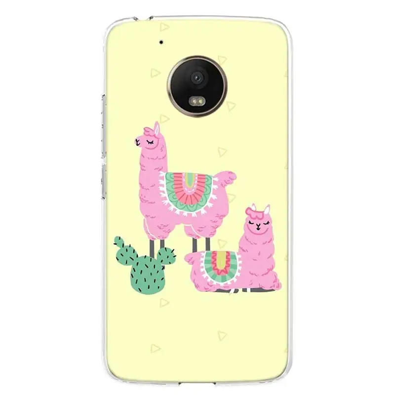lama llama alpacas animal phone case for motorola g9 play g8 plus g30 g7 power capa moto one vision fusion g6 g5 e6 e5 cover free global shipping