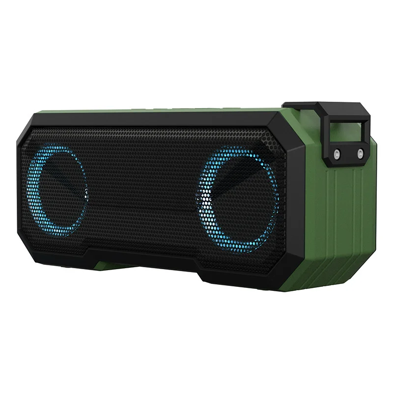 

New Bluetooth Speaker Waterproof Light With Power Bank Dual Speaker Outdoor Wireless Audio