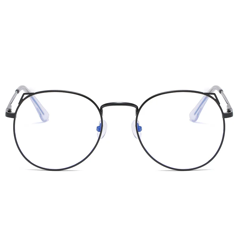 

2021 Trends Office Cat Eye Anti Blue Light Oversized Glasses Computer Women Blue Blocking Gaming Big Size Eyeglasses Alloy Frame