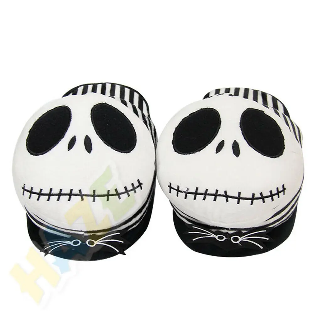 Кошмар перед Рождеством плюшевые тапочки Jack Skellington теплая домашняя