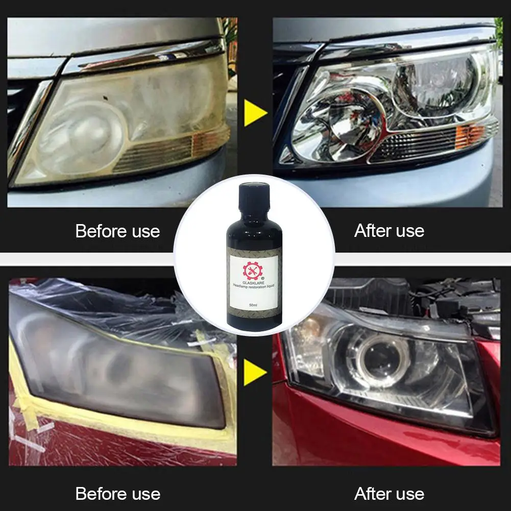 

Auto headlight repair kit bright white headlight repair lamp transformation