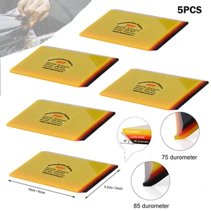 Мягкий резиновый скребок FOSHIO, 5 шт., виниловая пленка из углеродного волокна, инструмент для установки автомобильной пленки, инструмент для очистки тонировки окон