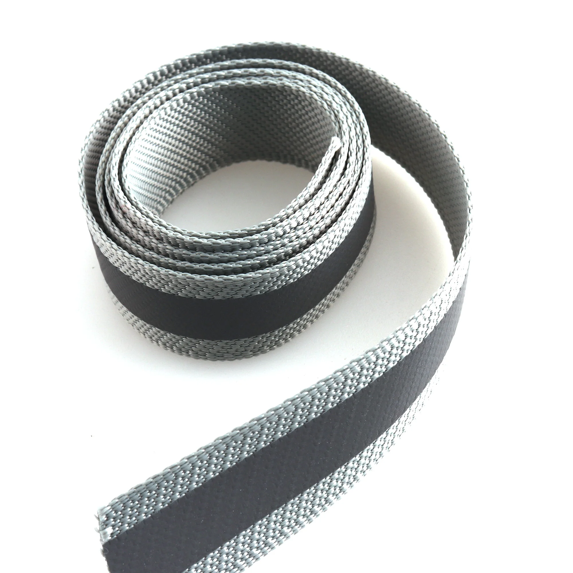 

Gray Fluorescent Ribbon Lanyard Wrist Straps 20mm Reflective webbing Poly Gog collar cellphone Strap Clothing Accessories