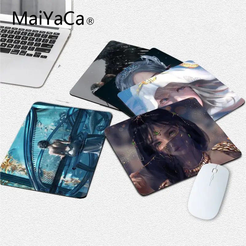 

MaiYaCa In Stocked Wlop anime Gamer Speed Mice Retail Small Rubber Mousepad Smooth Writing Pad Desktops Mate gaming mouse pad