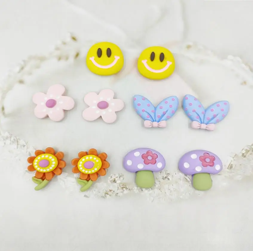 

Смолы) с плоским дном цветы, Рисунок со смайликом, отделка декором ремесла украшения для Скрапбукинг аксессуары