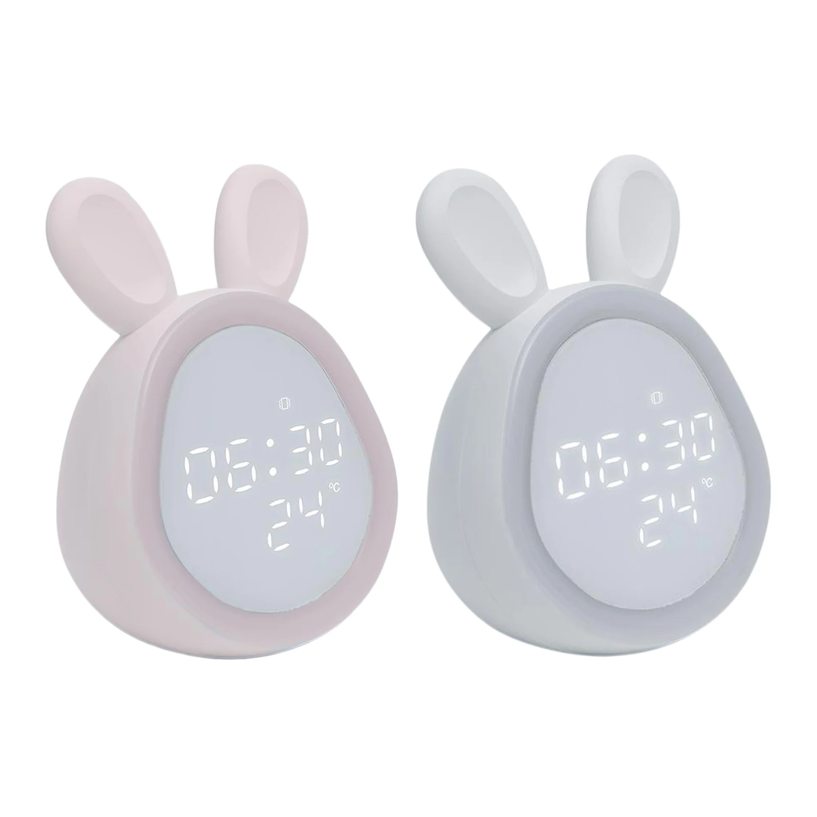 Детский Светильник будильник с милыми заячьими Wake Up детский рисунком осьминога