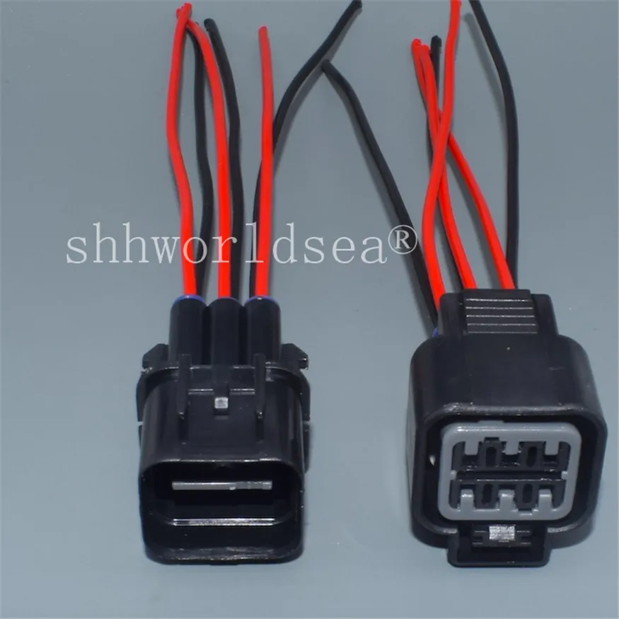 Shhworldsea 1pcs 6 Pin car waterproof Electrical Wire connector automotive headlight 6p Head lamp plug PB625-06027 - купить по
