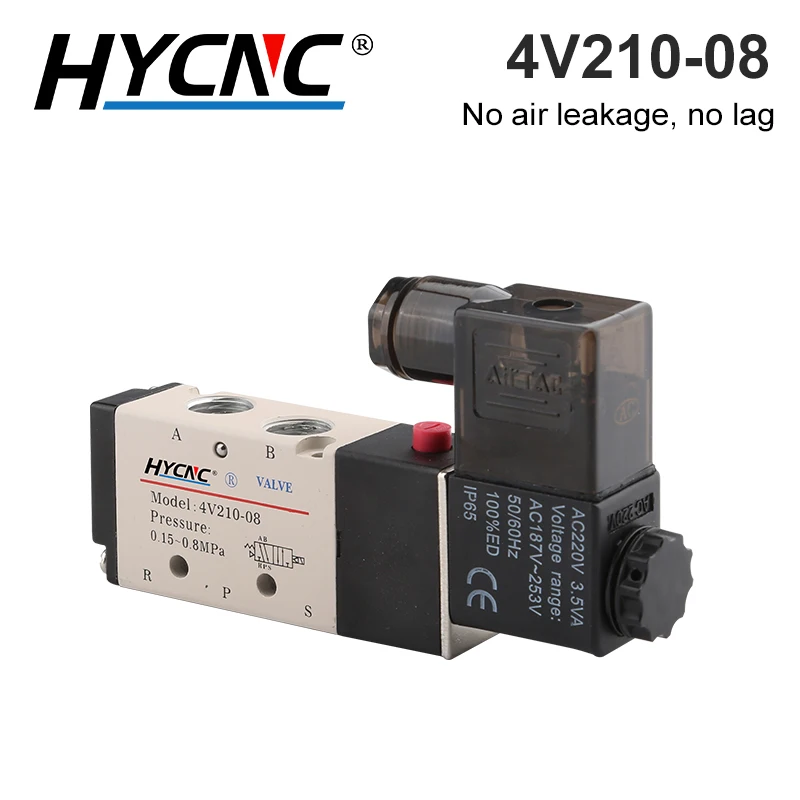 Соединитель Пневматического клапана 3 канальный 2 позиционный электромагнитный