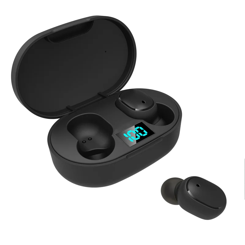 

E6S TWS Bluetooth 5.0 Headphones Stereo True Wireless Earbuds In Ear Handsfree Earphones sports headset For Mobile Phone