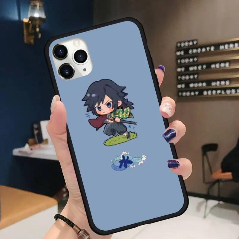 

Japan Kimetsu No Yaiba Demon Slayer Cartoon Phone Case for iPhone 11 12 pro XS MAX 8 7 6 6S Plus X 5S SE 2020 XR mini Funda