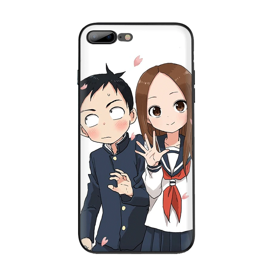 Чехол для мобильного телефона tpu для iPhone 11 Pro XR X XS Max iPhone 7 8 6 6s Plus 5 5S SE чехол Karakai Jozu no Takagi-san