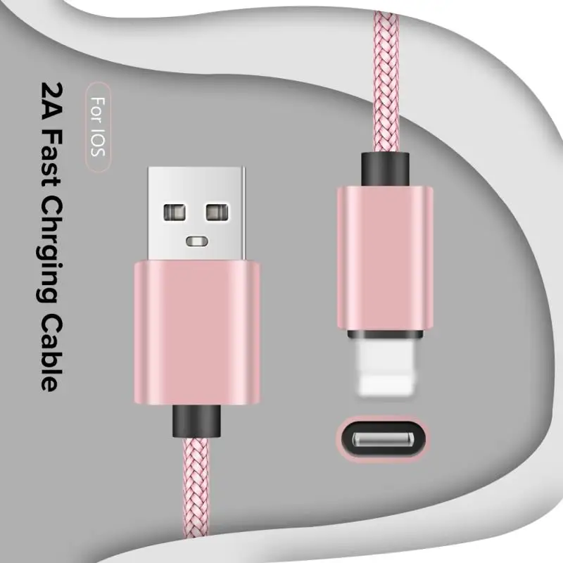 Высококачественный кабель для быстрой зарядки lightning micro type c usb-кабель передачи