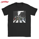 Мужские футболки Mortal Kombat Road, новинка, хлопковая футболка с коротким рукавом, футболка с круглым вырезом, одежда с принтом