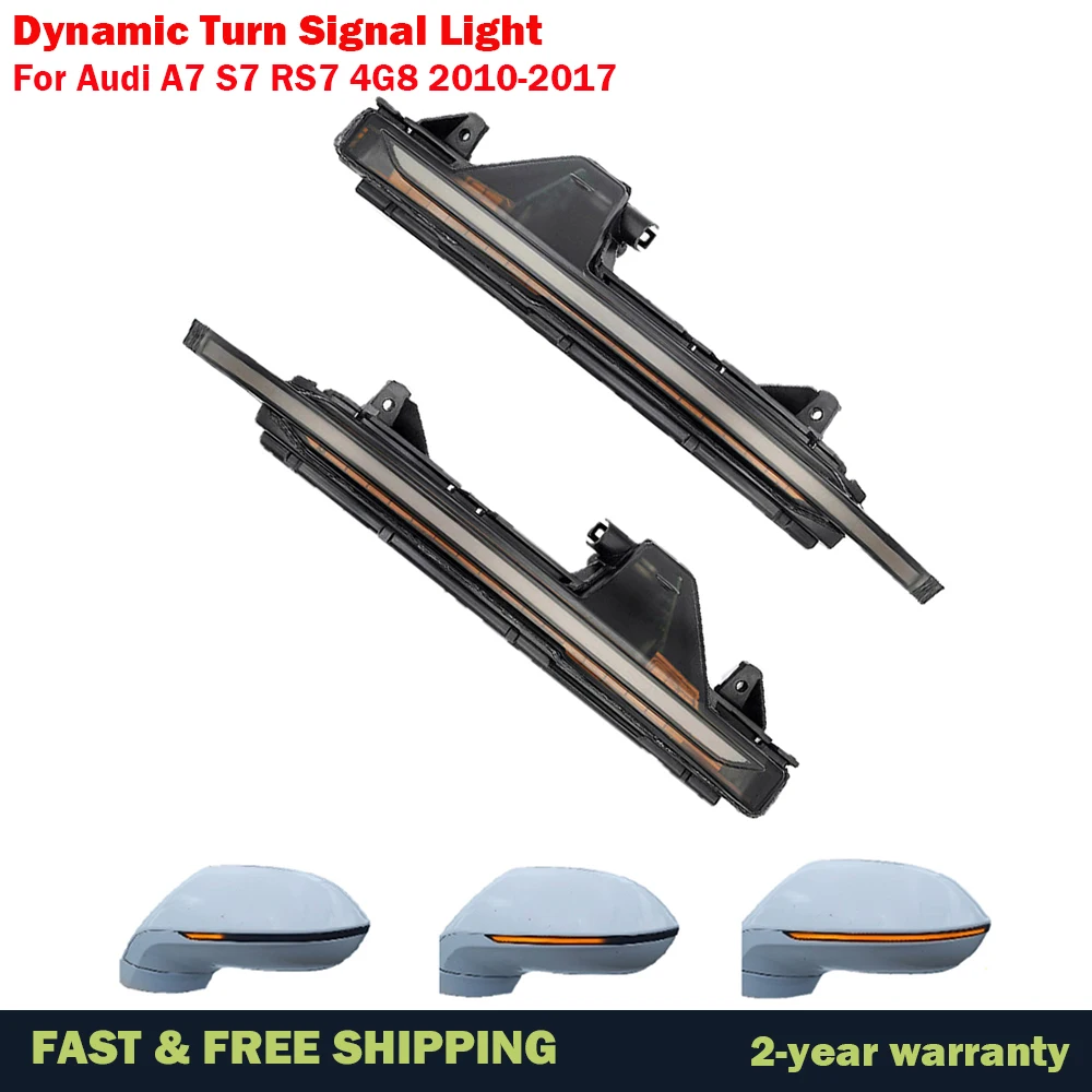 

Светодиодный Динамический указатель поворота для Audi A7 S7 RS7 2011-2017