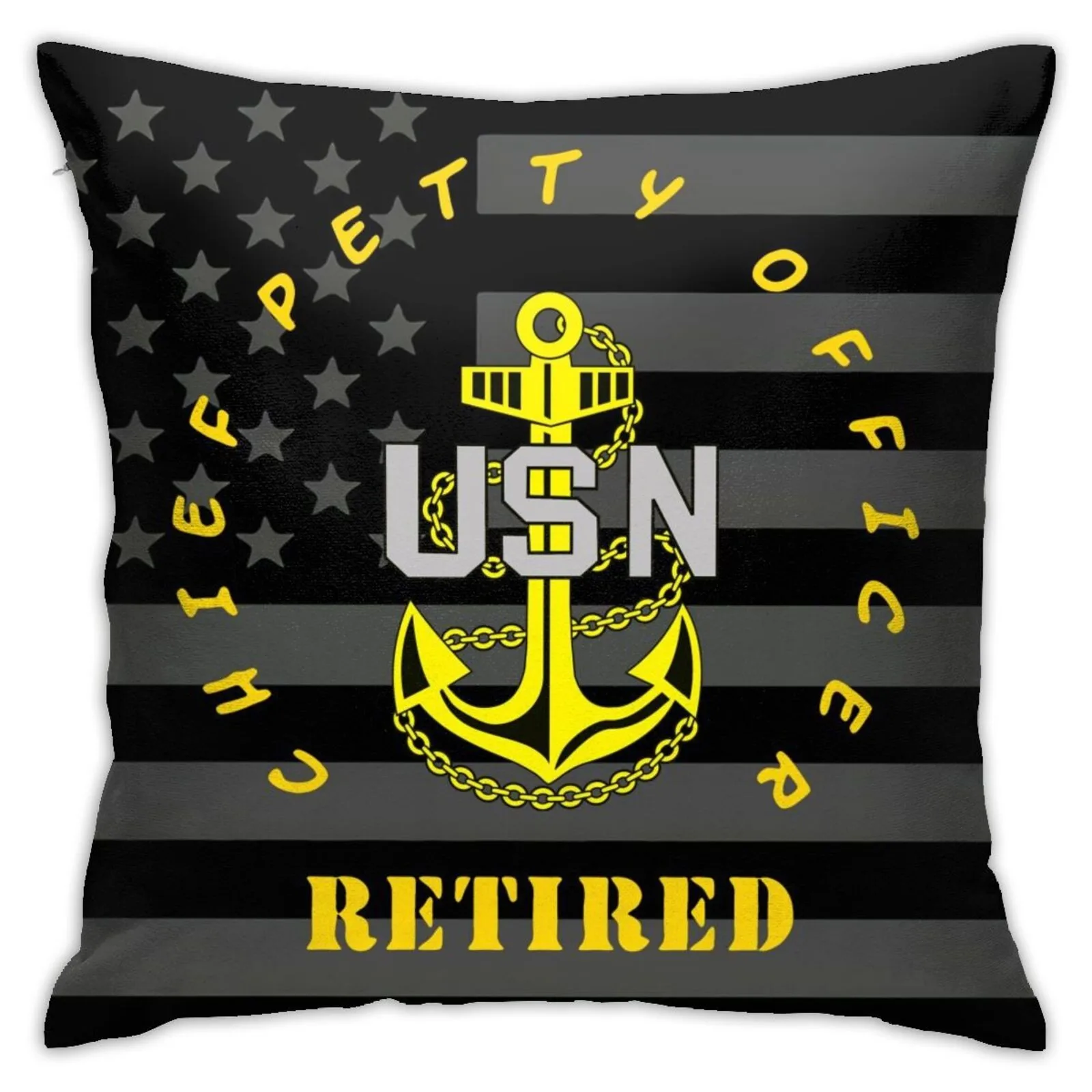 

2021 New Product 3d Printing Customization Chief Petty Officer Retired Usn Pillowcase