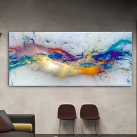wangart nice cloud abstract oil painting think independe wall picture for living room canvas modern art poster and print