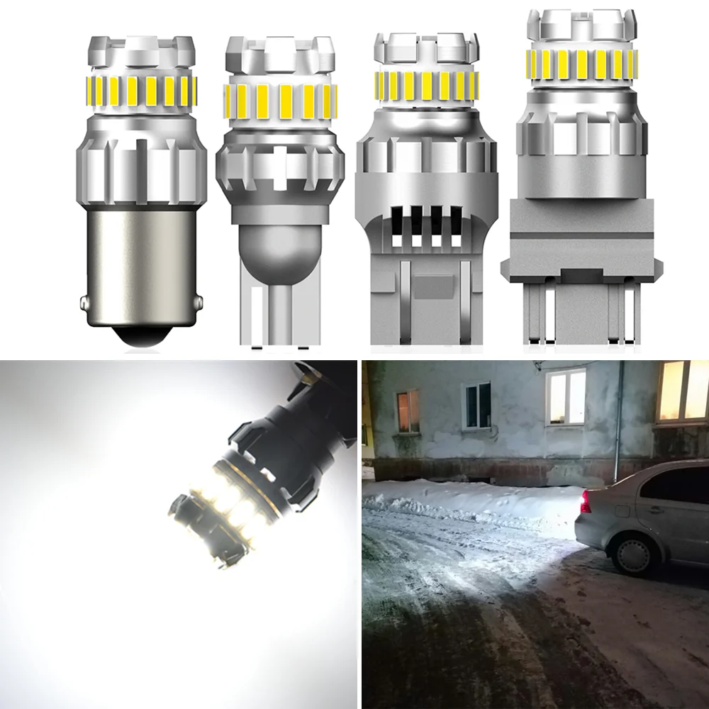Комплект из 2 предметов с can bus T15 W16W светодиодный авто лампа белого DC 12V