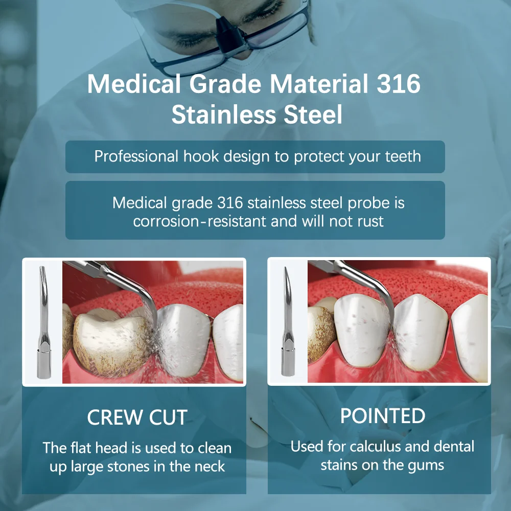 

Teeth Stain Remover Tartar Ultrasonic Dental Scaler Cleansing Oral Teeth Whitening Clean Home Use Teeth Stains Scaling Tool