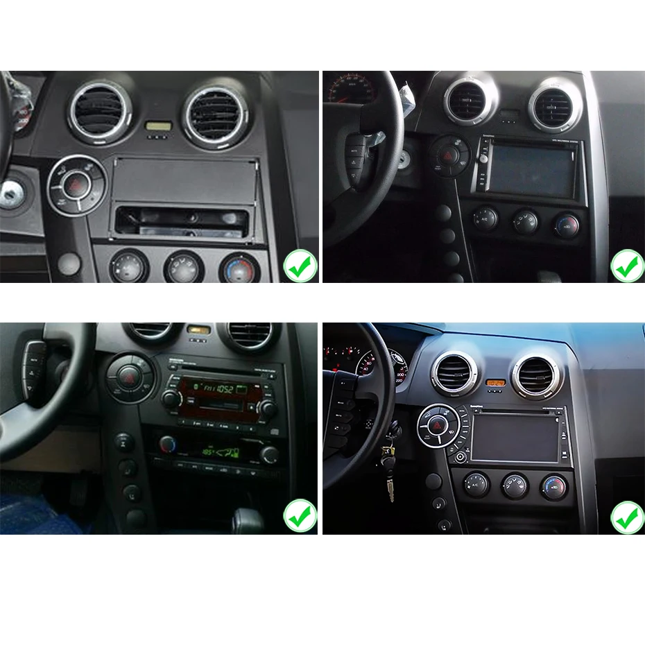 Carplay Android 9. 0 PX6 радиомагнитофон 2din для Ssang Yong SsangYong Kyron Actyon стереоприемник 10 0-2005