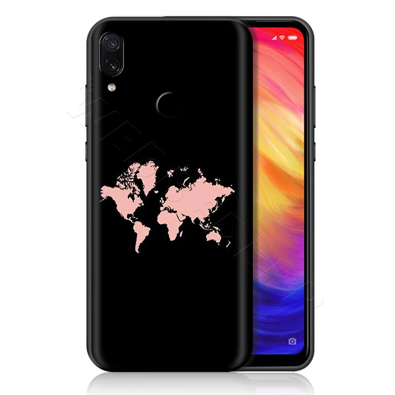 3 Розовый мир чехол "карта" для спортивной камеры Xiao mi Red mi Note 8 mi, возраст 3, 6, 8, 9, A1 A2 A3 8A 6X9 T CC9 Lite SE Pro Max F1 10 - Цвет: 3