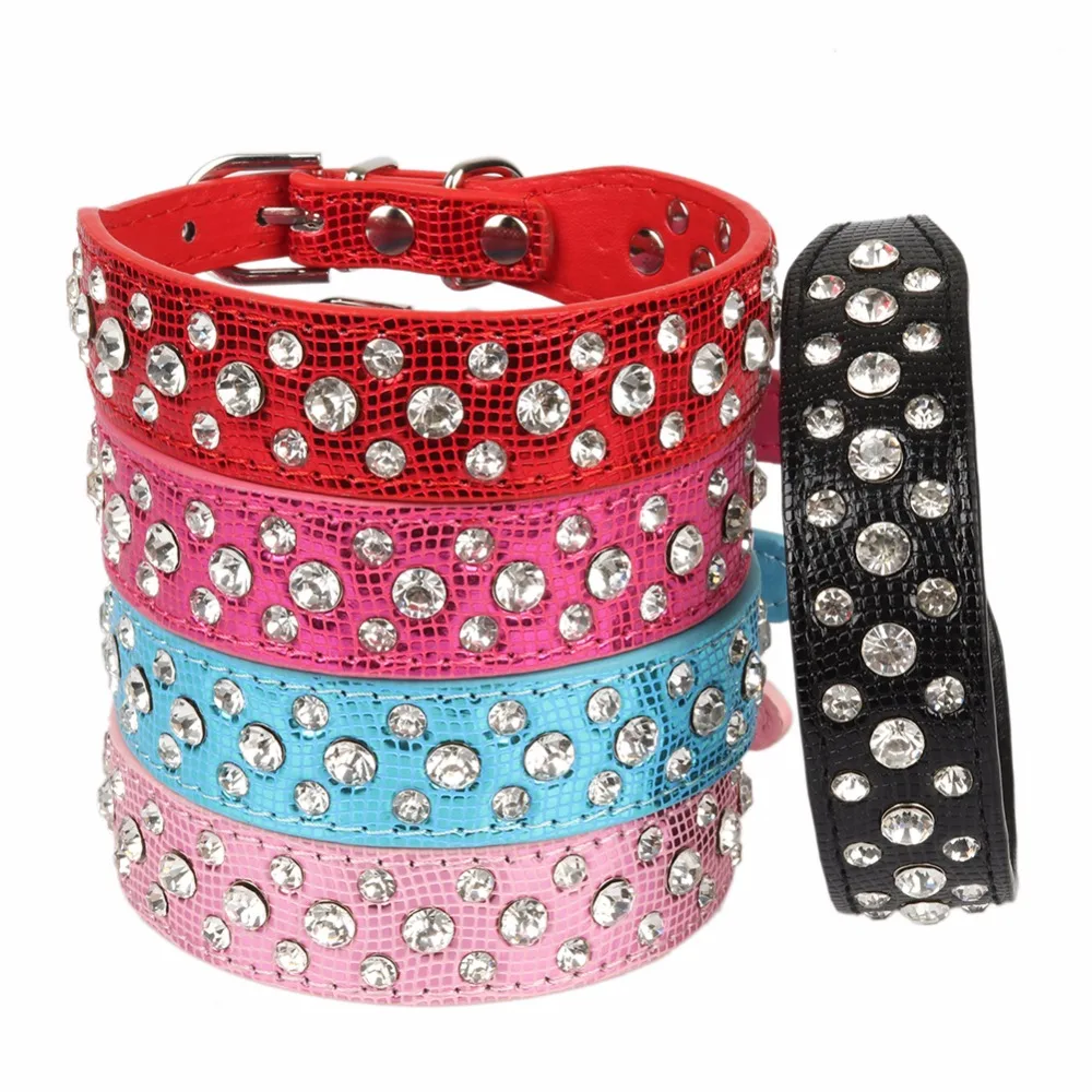 PipiFren маленькой кошки собаки ошейники для собак Стразы Чихуахуа животное