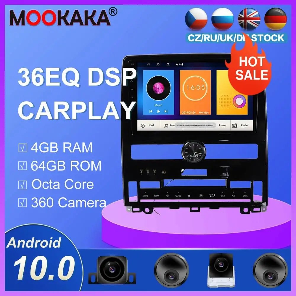 

GPS Navigation Radio player For Toyota Avalon 2018 2019 2020 Android 10.0 Multimedia Auto Radio Player HeadUnit dsp BT carplay