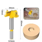 1 шт. 35 мм 2 канавки карбидный наконечник форстнера сверло для древесины шнековый резак деревообрабатывающая кольцевая пила для электроинструментов сверла 4,9
