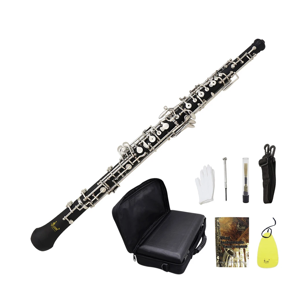 

Профессиональный ювелирный инструмент Oboe C Key Cupronickel, посеребренный, деревянный, музыкальный инструмент для начинающих с язычком, перчатки, ...