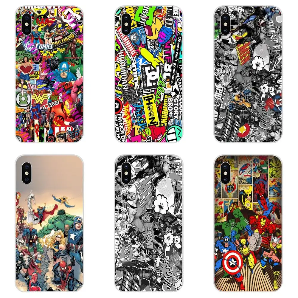 Лидер продаж модная наклейка Marvel Bomb для Galaxy Grand A3 A5 A7 A8 A9 A9S On5 On7 Plus Pro Star 2015 2016 2017