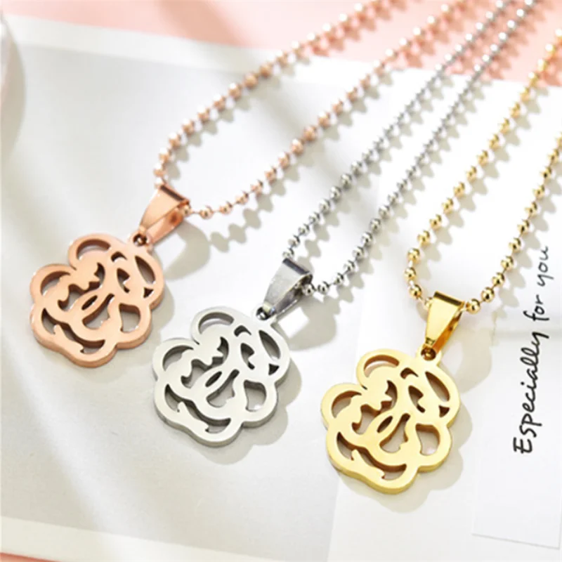 

Bear Necklace Earings Sets For Women Long Wild Clavicle Chain Pendant Refined Stylish Mujer Gift 2020 Trendy Gold Party Gifts