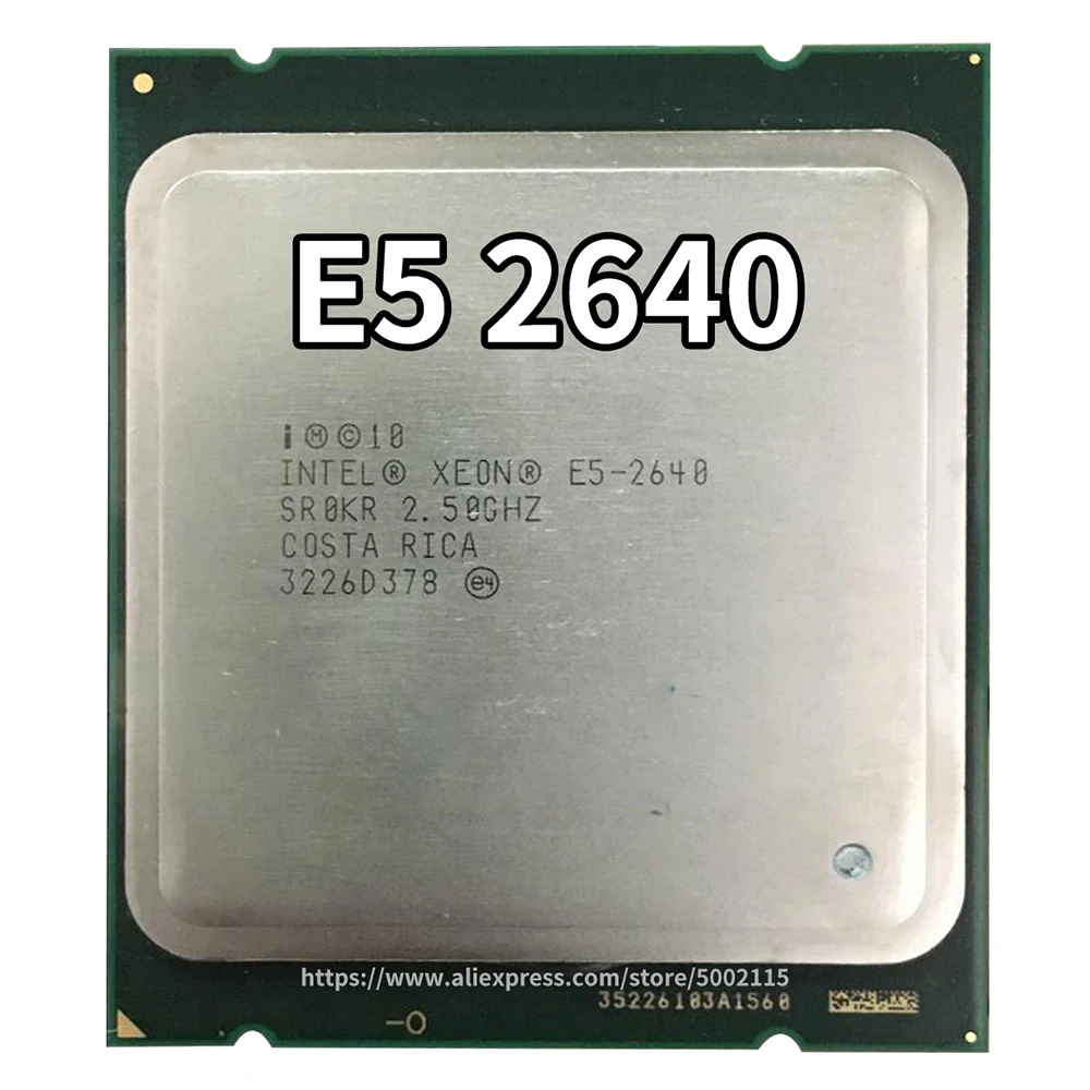 Процессор Intel-Xeon серии E5 2689, E5 2640, E5 2630 V2, E5 2650 V2, E5 2670, для LGA 2011 материнская плата поддержка X79 двойная материнская плата
