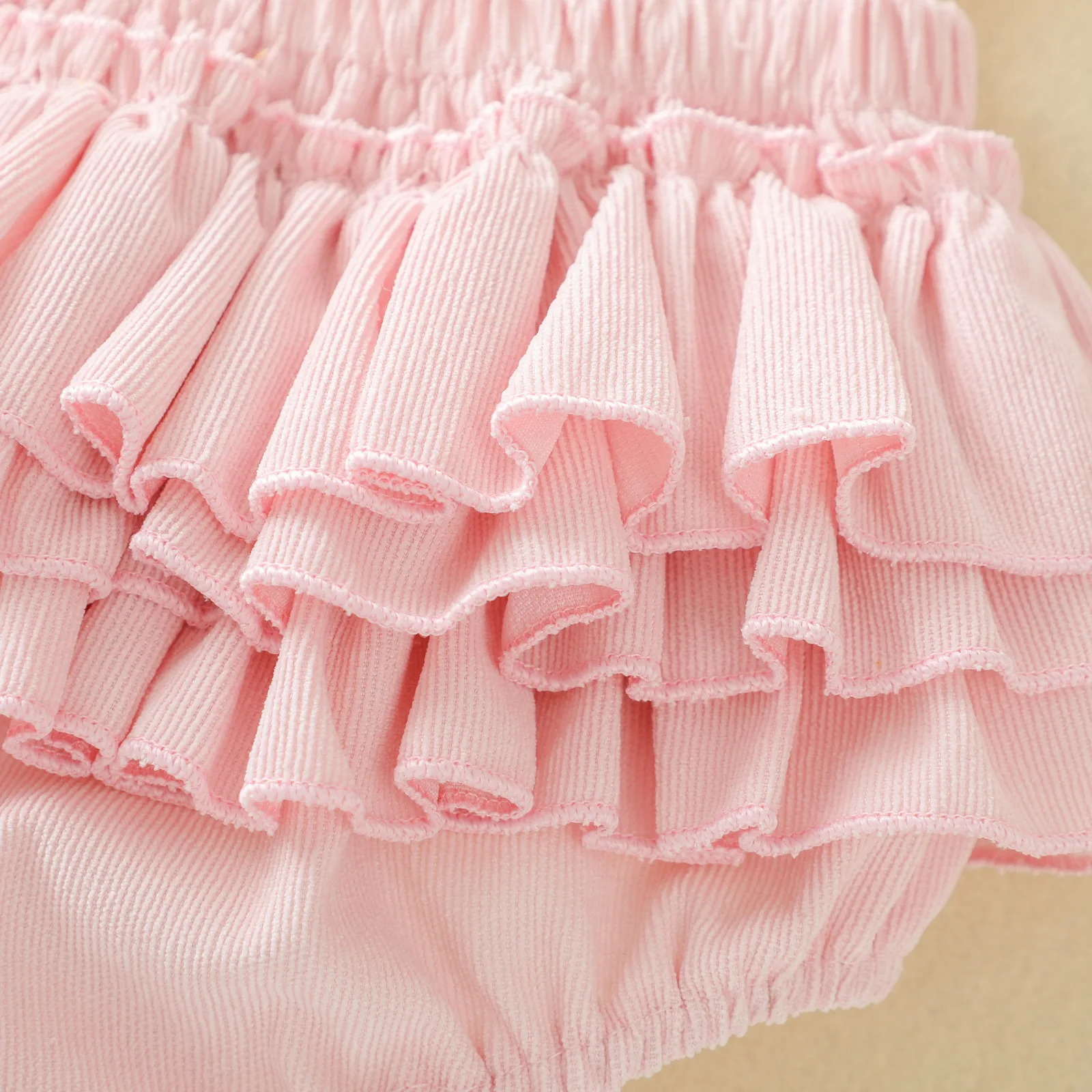 

Baby Newborn Girls Ruffle Solid Romper Flying Sleeve Square Neck Infant Toddler Summer Rompers Jumpsuits Baby Clothing 0-24M