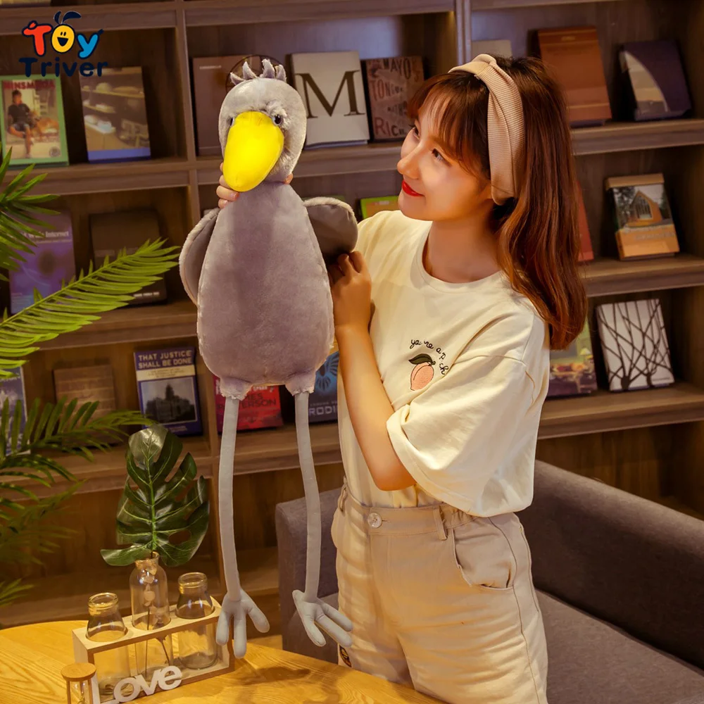 Kawaii Toucan птица кит голова аист плюшевая игрушка тривер мягкие животные кукла