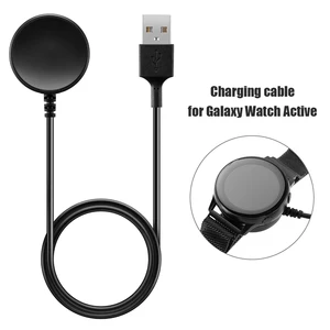 charger for samsung galaxy watch active sm r500 smartwatch 1m usb charging cable smart watch wireless charging cable free global shipping