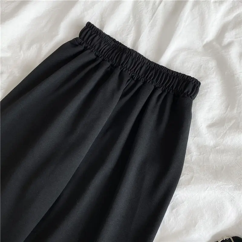 

Women Sets Summer Print Simple Loose Short Sleeve T-shirts Female Straight Wide Leg Pants Elastic Waist Korean Style All-match