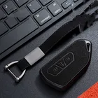 Гелевый Чехол для ключа автомобиля VW Volkswagen Golf 8 Mk8 2020 Skoda Octavia 3 кнопки Чехлы для смарт-ключа дистанционного управления брелок-держатель