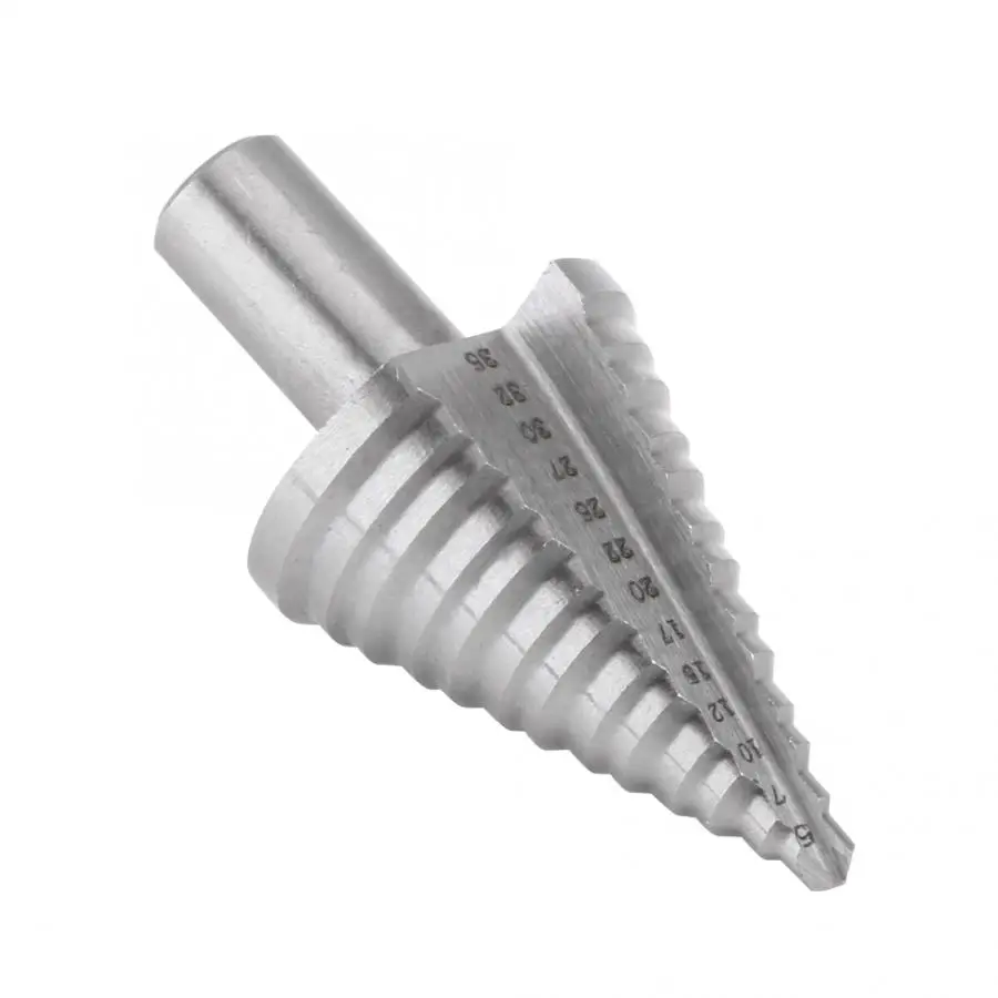 1 шт. 5 35 мм ступенчатое сверло высокоскоростное стальное спиральное Рифленое по