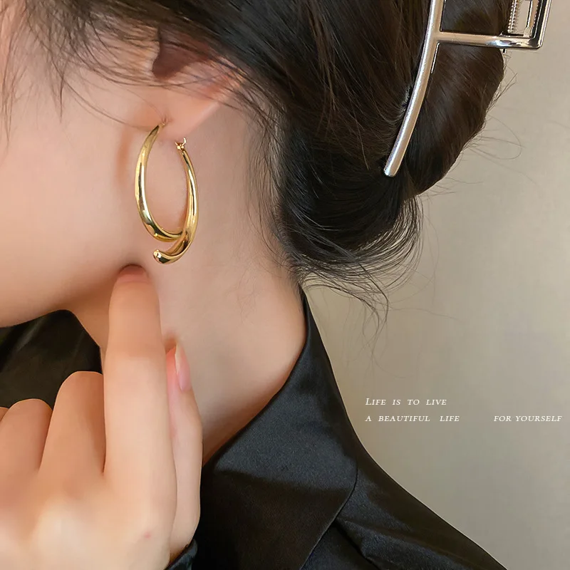 

hoop Earrings For Woman Weddings Original Design Handmade Fine Jewelry