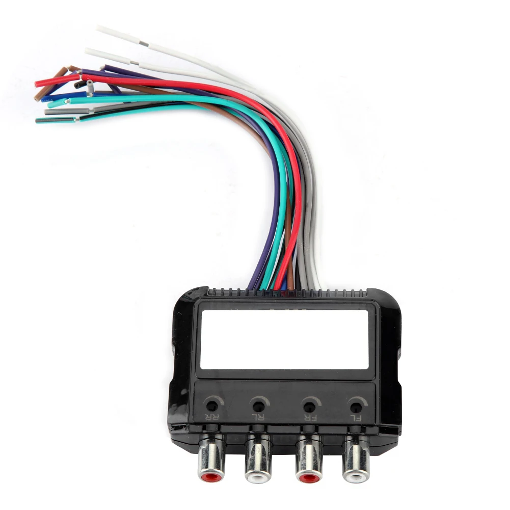 

Car Stereo Subwoofer 4 Channel High to Low Audio Converter with Power Amplifier Control Wire